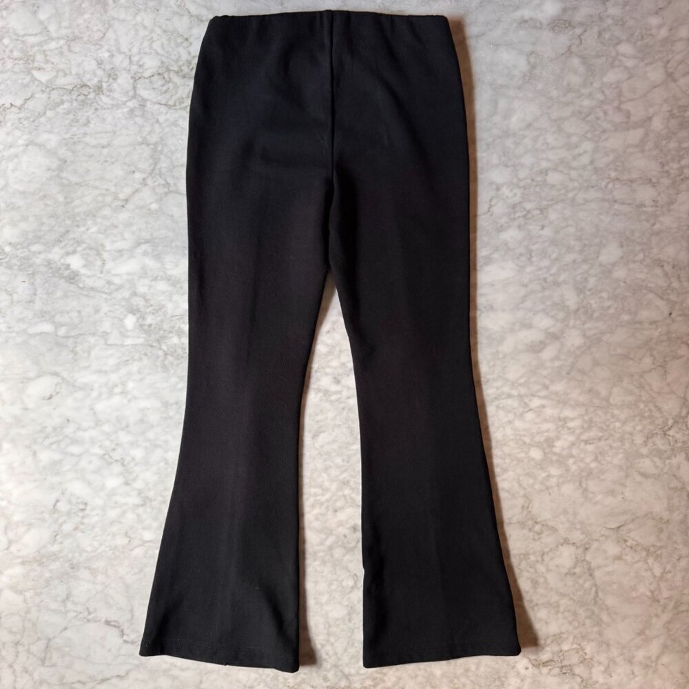 Cat & Jack Black Flare Leg Leggings Girls Size Large (10/12) - Picture 2 of 3